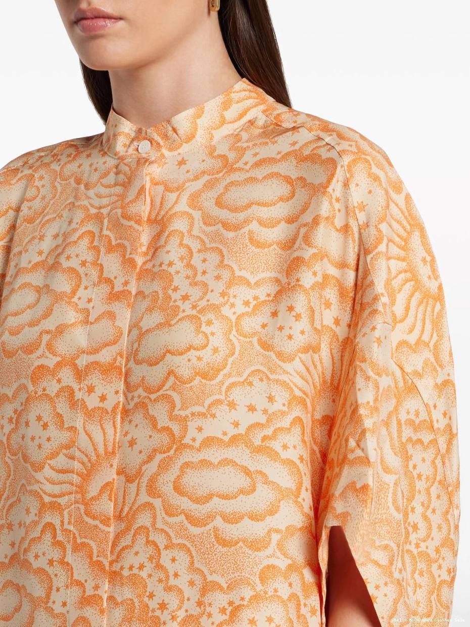 Cheap shirt Stella cloud-print McCartney tunic Women 0425